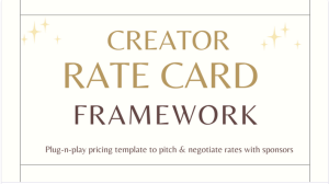 creator rate card framework grrrltraveler