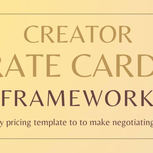 rate card spreadsheet template